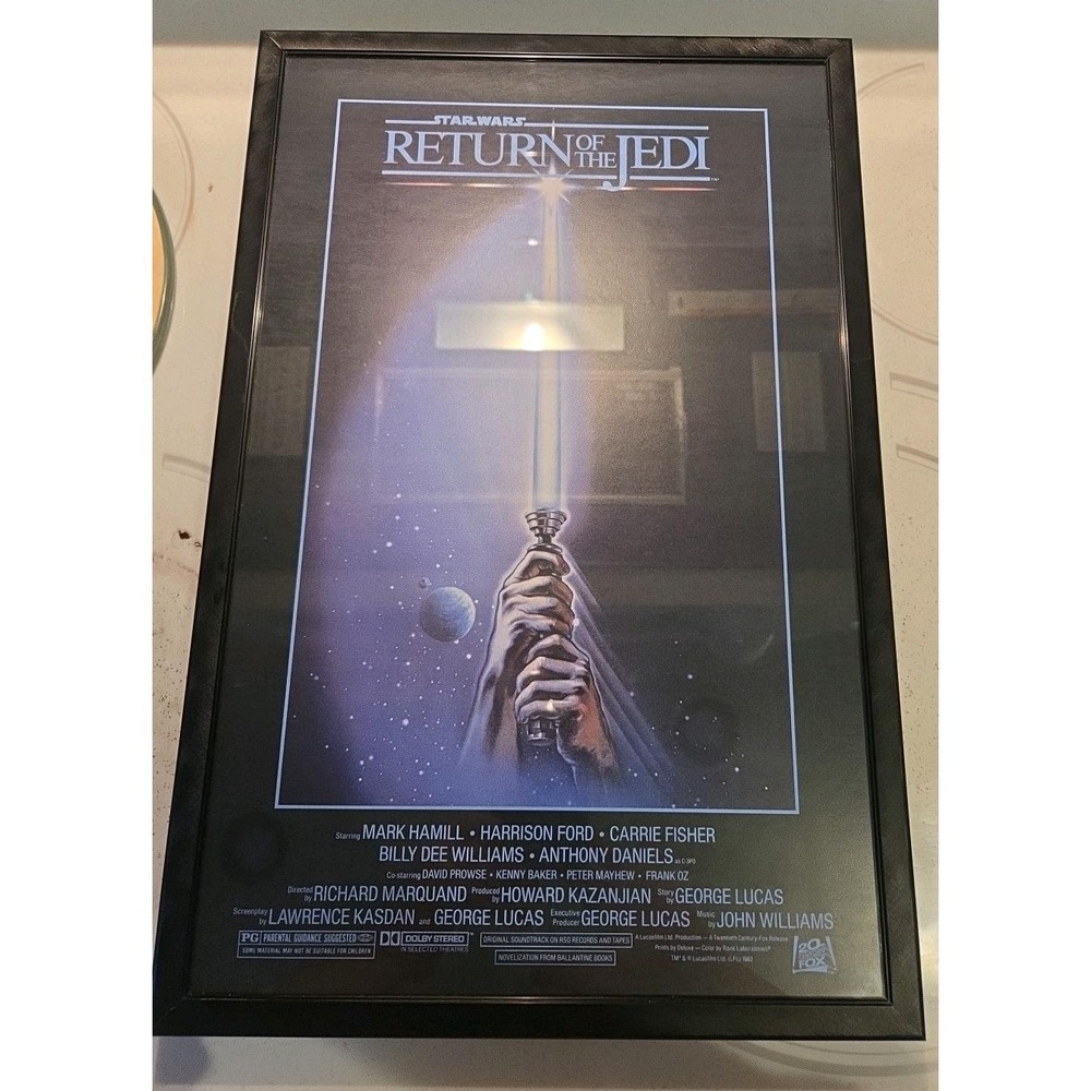 Framed 1983 Star Wars Return Of The Jedi  Movie Poster 11x17